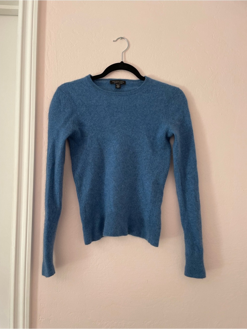Saks Fifth Avenue Club Monaco Blue Crewneck Sweater